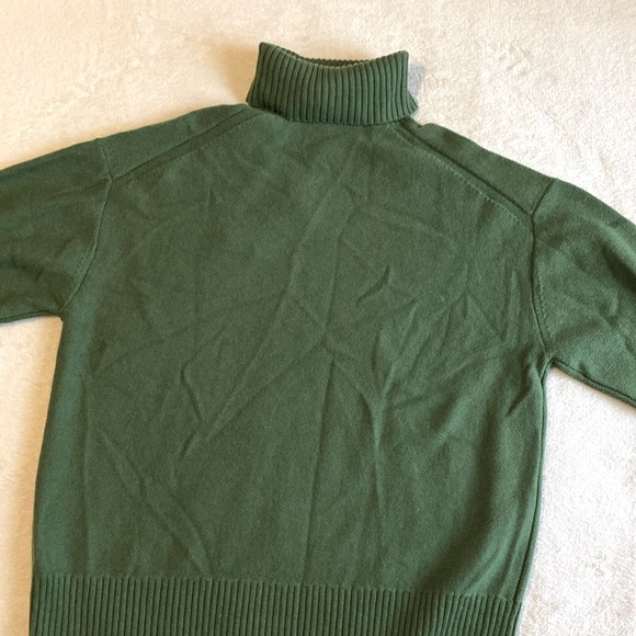 COS Oversize Wool Sweater. NWT $135 Turtleneck Emerald Green Sz. M - Picture 8 of 11